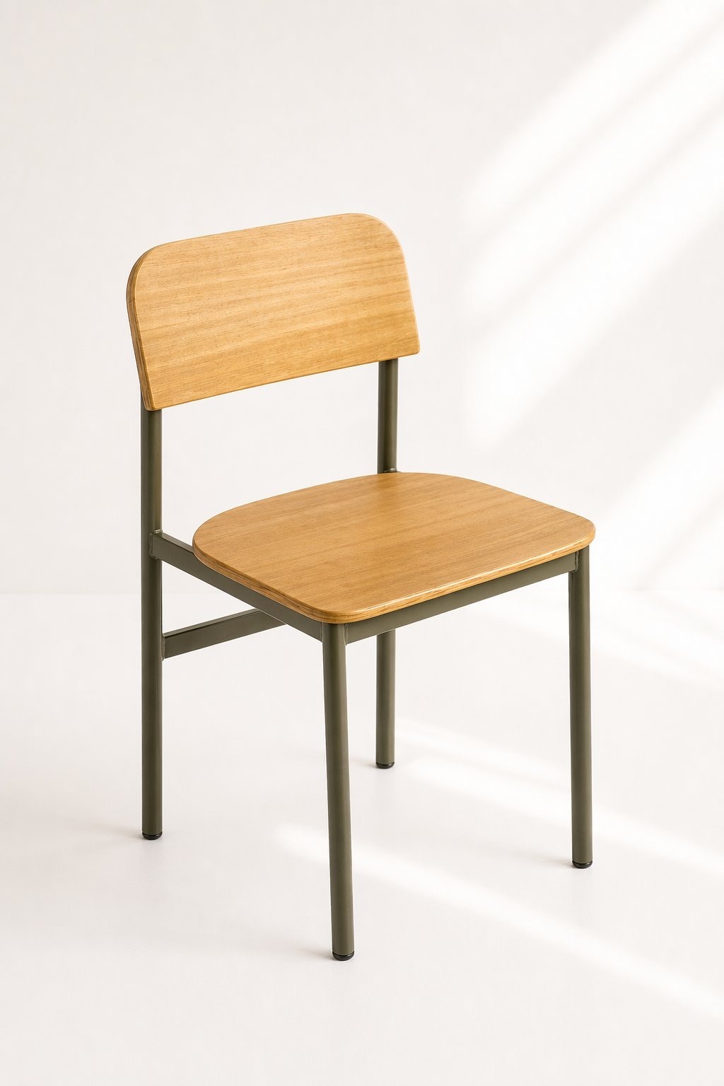 Silla Cantina Hierro y Madera